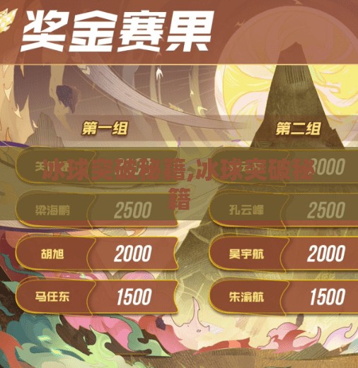 冰球突破秘籍,冰球突破秘籍