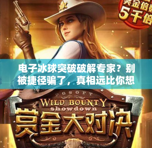 电子冰球突破破解专家？别被捷径骗了，真相远比你想象的更残酷！电子冰球突破破解专家